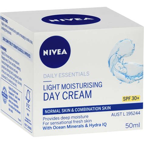 nivea spf 30 face moisturizer.